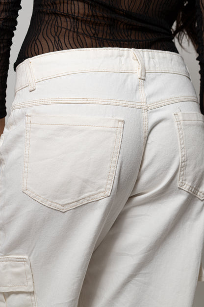 Calça Cargo Jeans Off