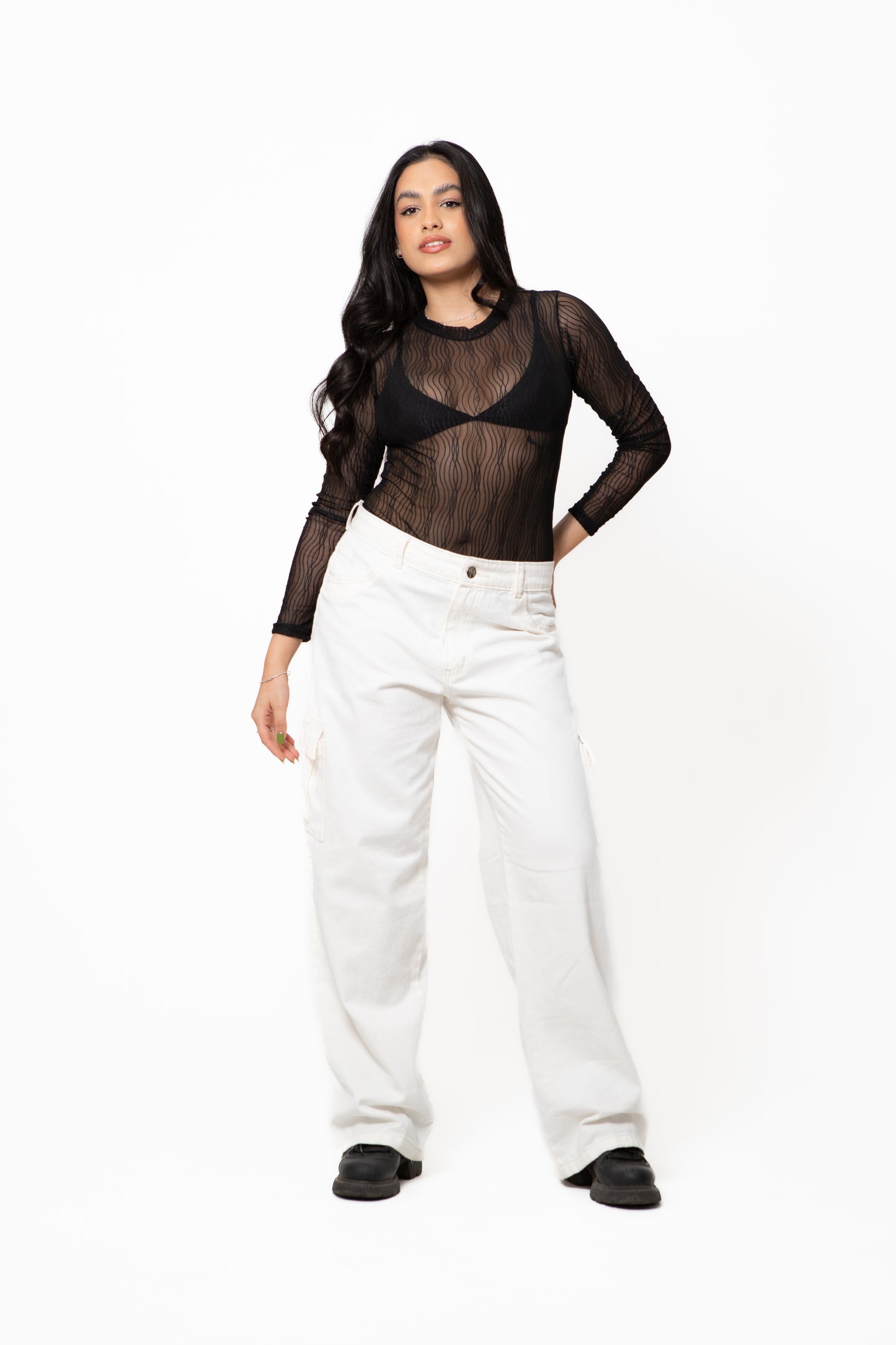 Calça Cargo Jeans Off